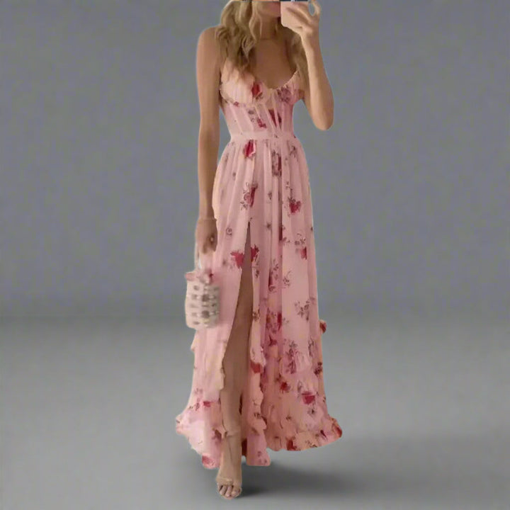 Mavilda | Elegant Floral Maxi Dress
