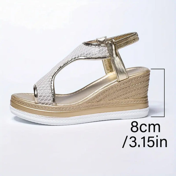 Émiline | Orthopaedic Sandal with Wedge Heel