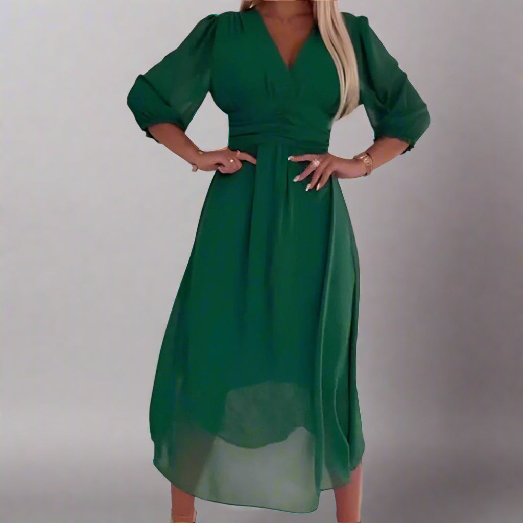 Brisela | Elegant Wrap Dress for Special Occasions