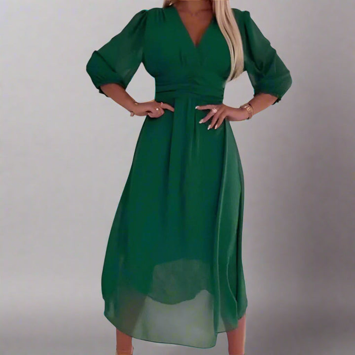 Brisela | Elegant Wrap Dress for Special Occasions